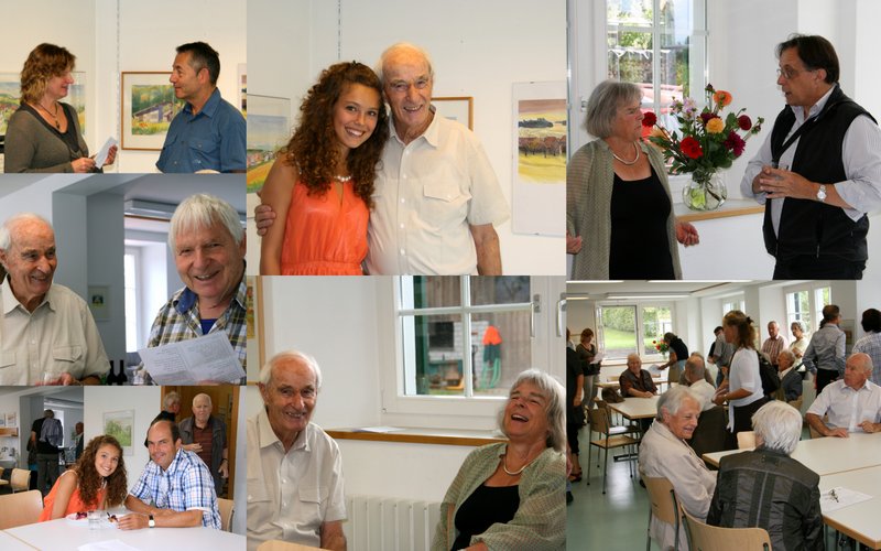 Hans Moergeli - Vernissage Schulhaus Hermatswil